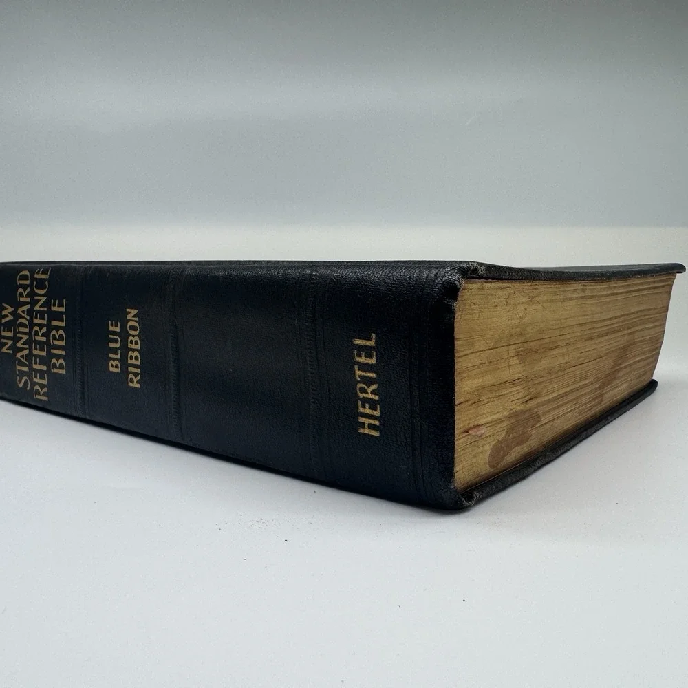 Hertel 1955 Blue Ribbon Red Letter Alphabetizing Standard Giant Edition